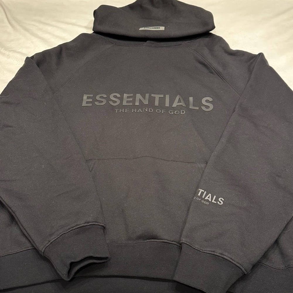 Essentials Charcoal Hoodie for Men